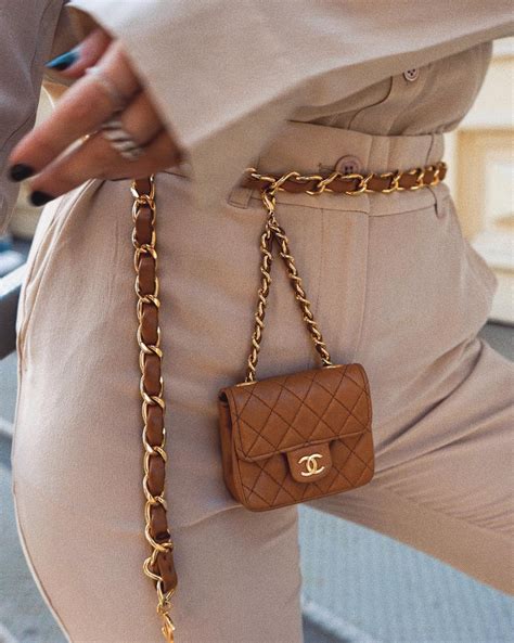 chanel mini tassel bag outfit|brown Chanel bag outfit.